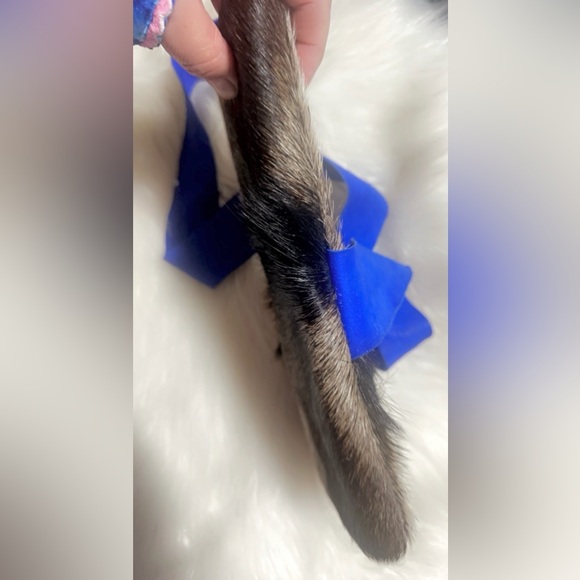 LA PASSION DU MD FUR COWHIDE CLUTCH BAG   11” X 6” APPROXIMATELY GORGEOUS UNIQUE - Picture 9 of 9